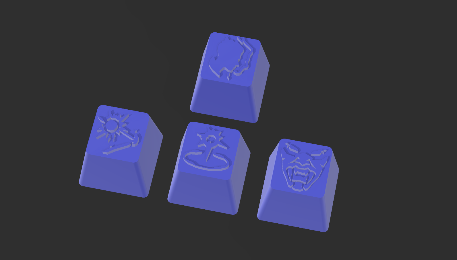 Yoru Valorant Abilities Keycaps