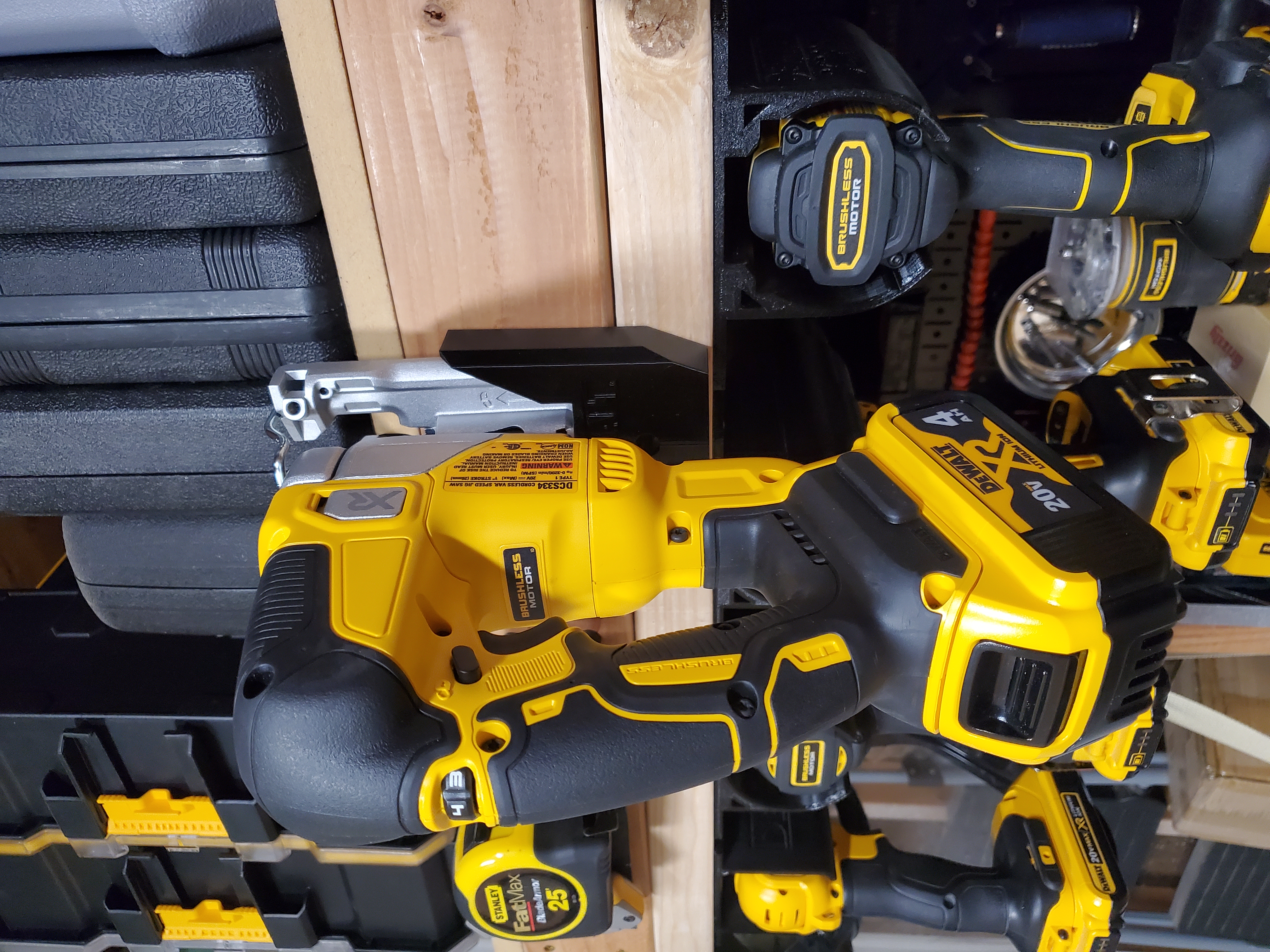 Wall mount for DeWalt DCS334 Jigsaw