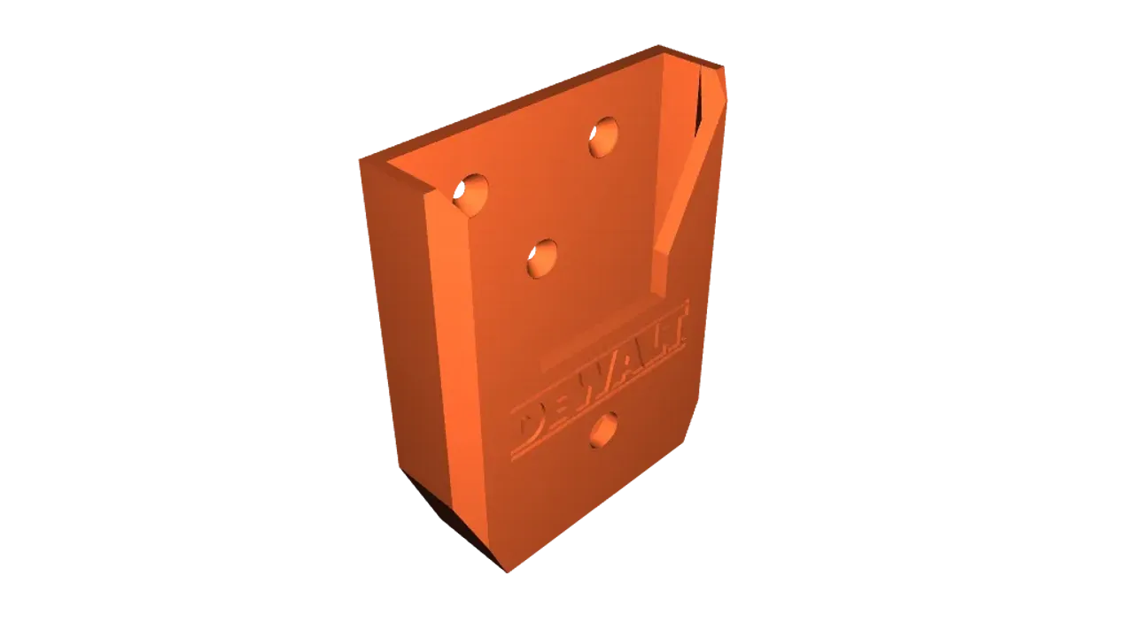 Wall mount for DeWalt DCS334 Jigsaw by Divideby0 Download free