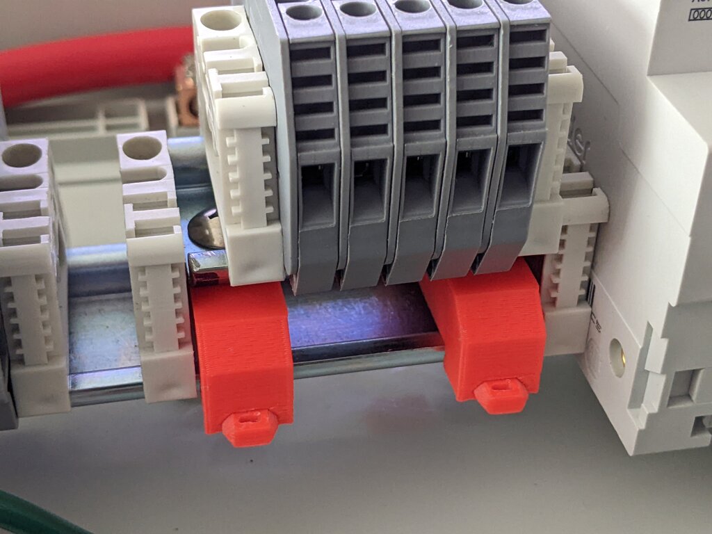 DIN rail standoff by corecode Download free STL model