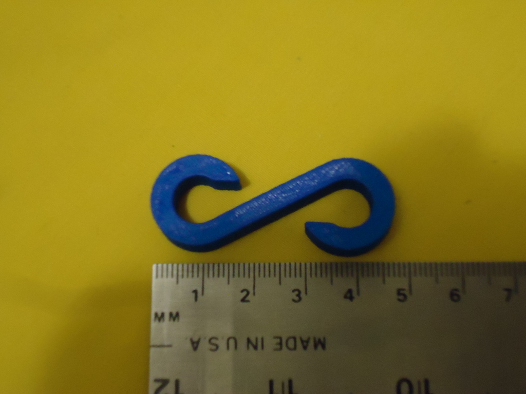 Flat S-hook 10mm