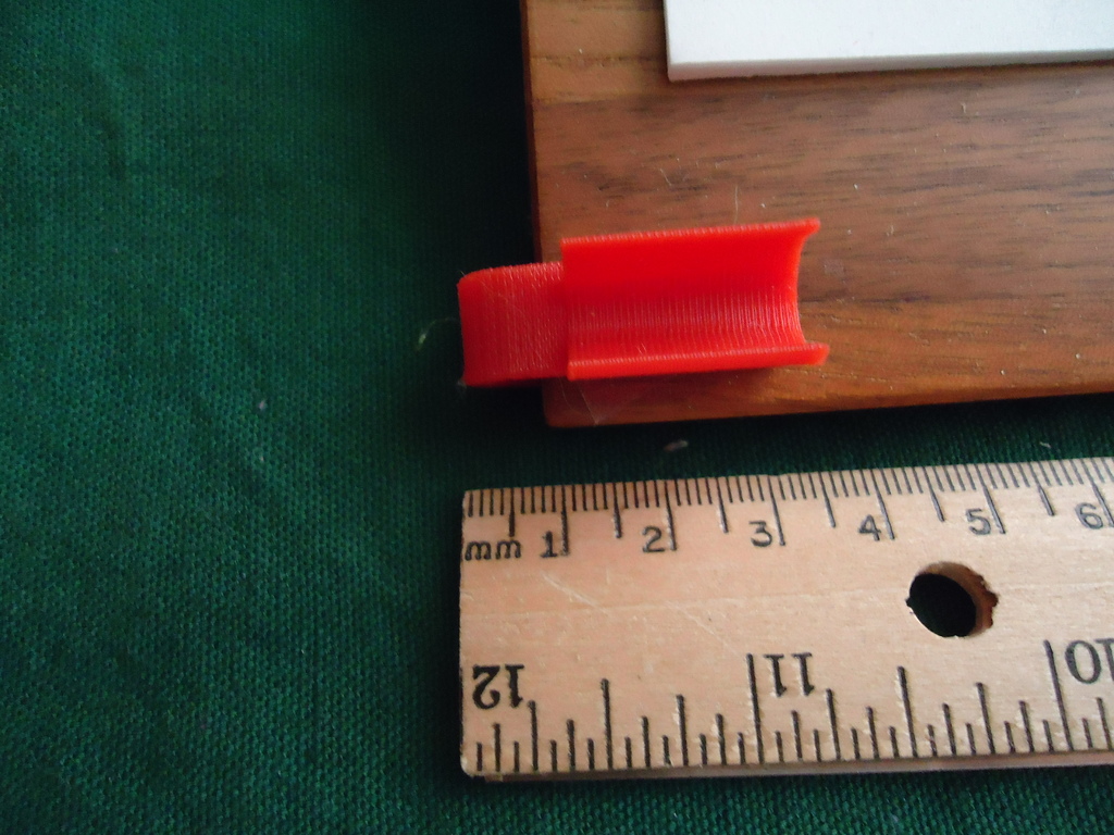 Pen clip for small wooden clipboard