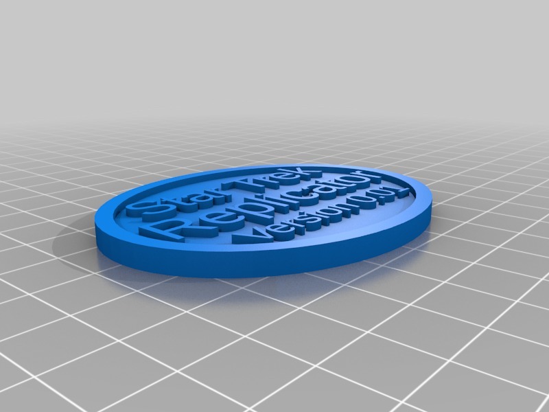 Miniatura 3 do modelo 3D Star Trek Replicator Plaque