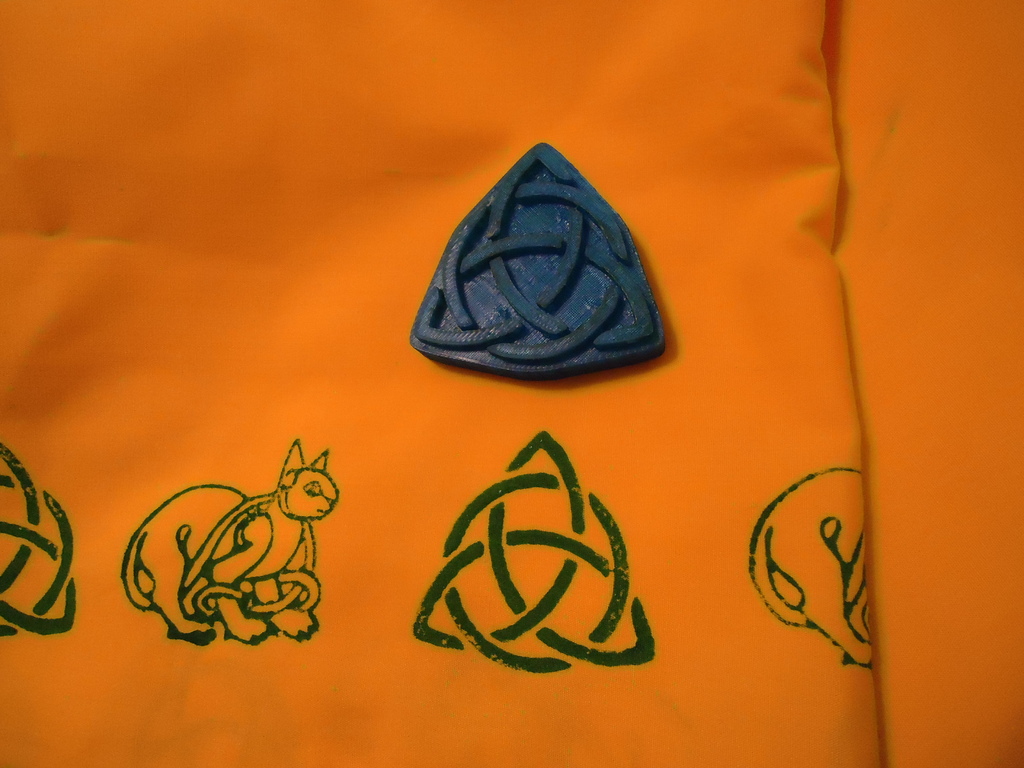 Celtic Trefoil Stamp