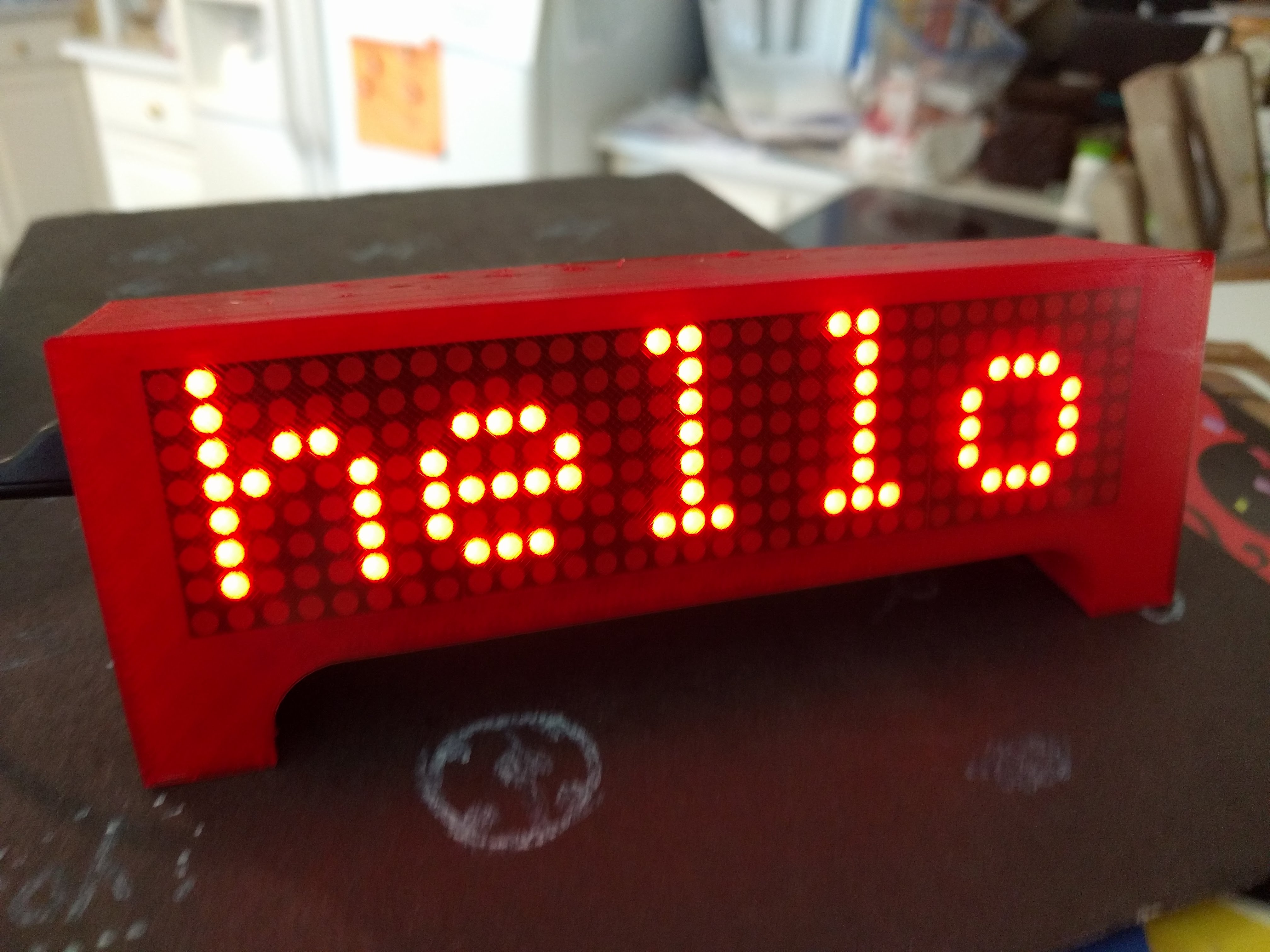 ESP8266 Wemos Clock News Weather Scrolling Marquee