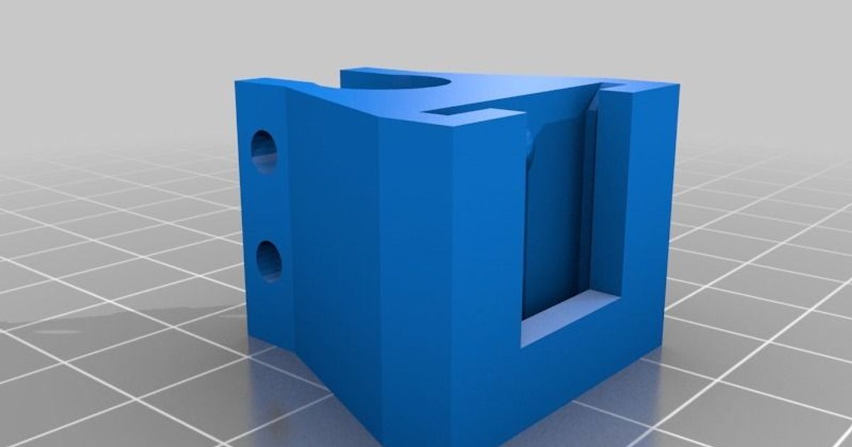 Slotted Bike Rack light bracket by geekdomo Download free STL model