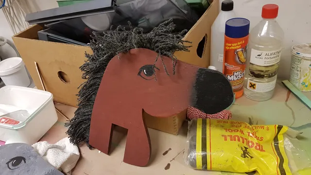 Laser cut toy horse