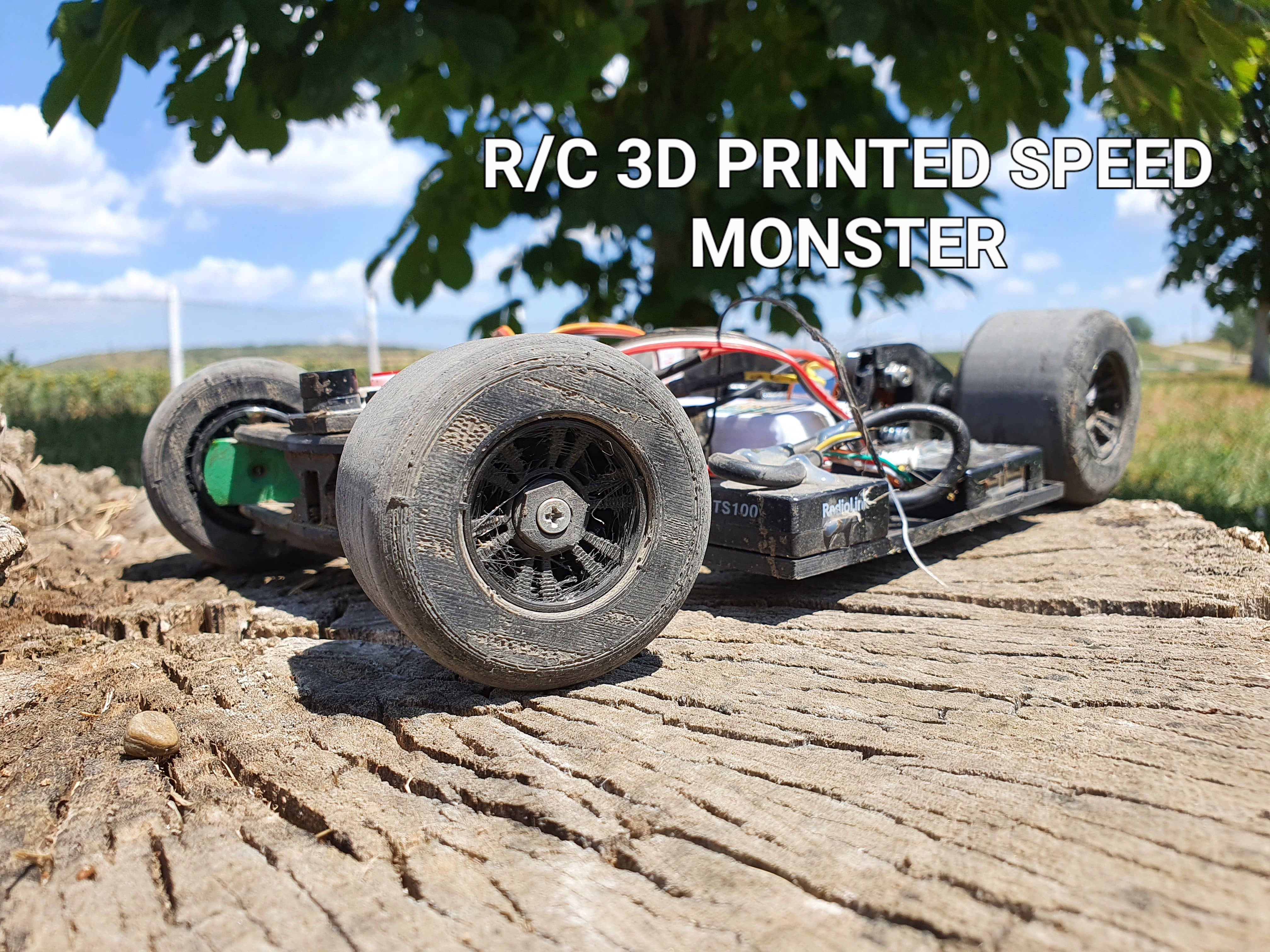 R/C 3D Printed SpeedCar