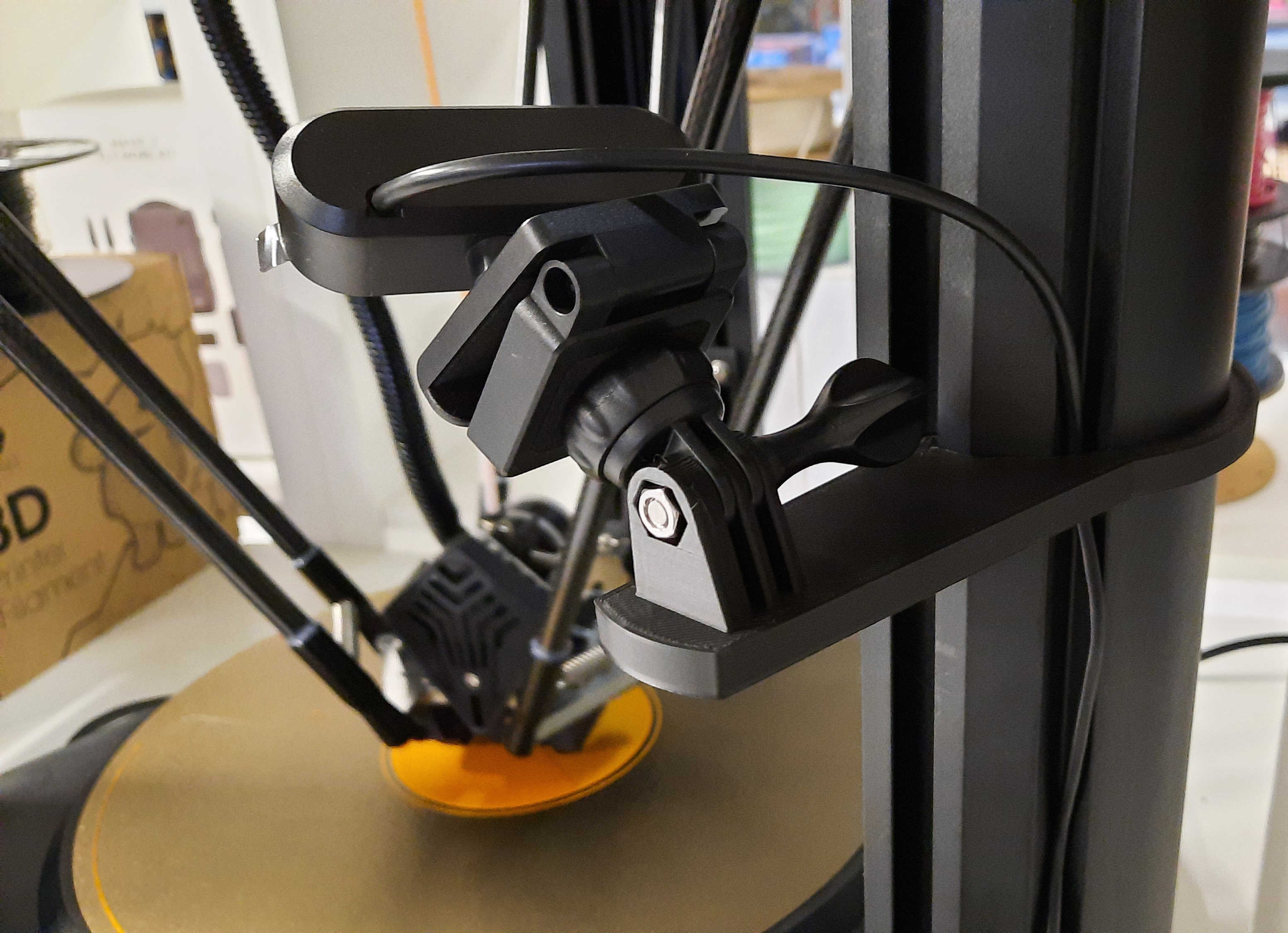 Cam mount for gopro webcam on the flsun v400 by 3djake download