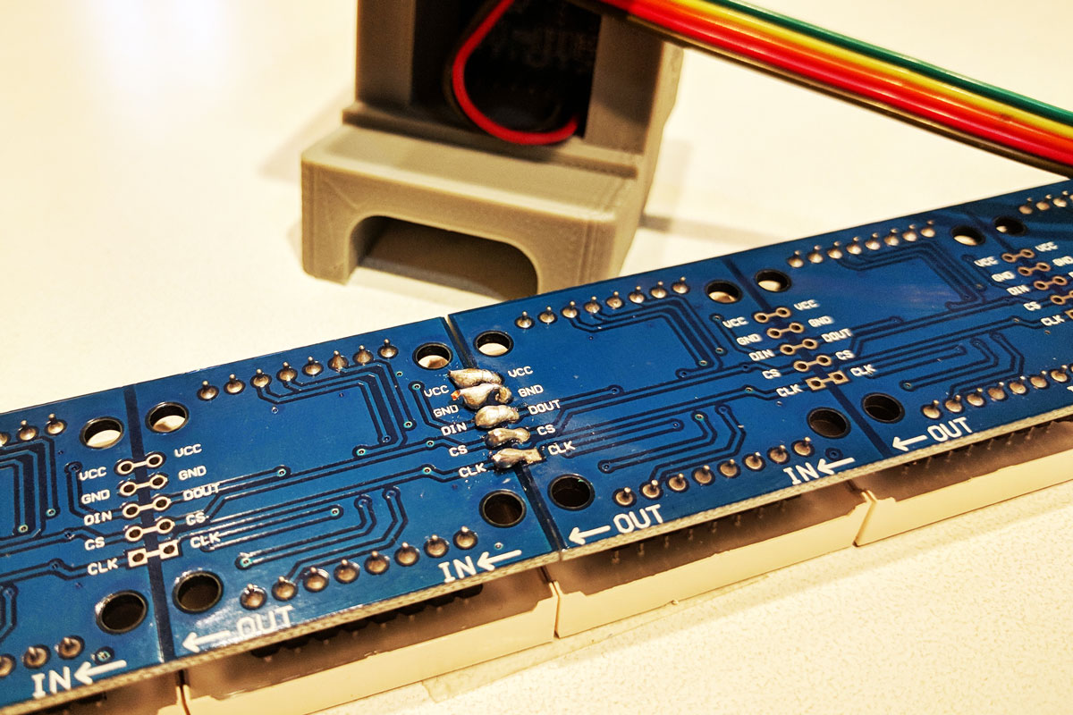ESP8266 Double Wide Marquee Scroller News Weather Clock by Qrome ...