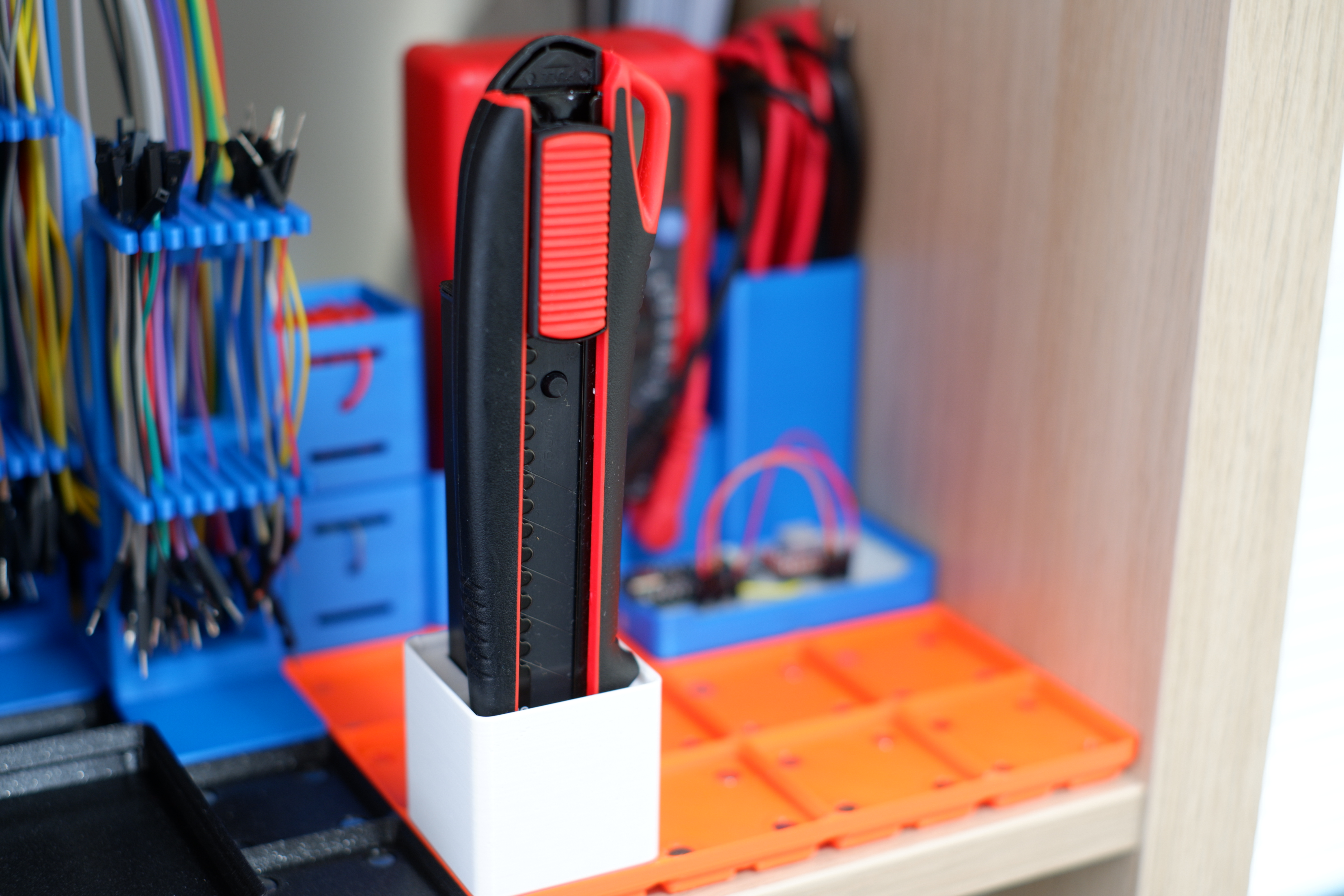 Gridfinity utility knife holder