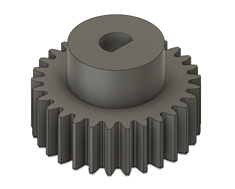 Higher Torque 29T 48P Pinion Gear for 1/10 RC Touring Car (Kyosho FZ02 compatible)
