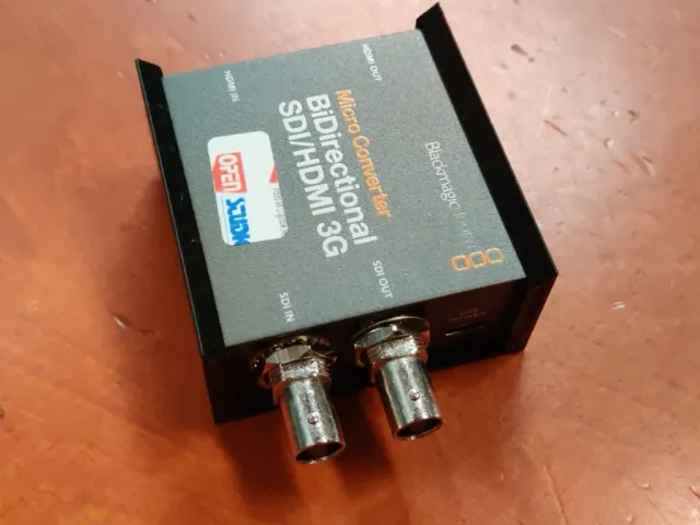 BlackMagic converter clip for honeycomb storage wall
