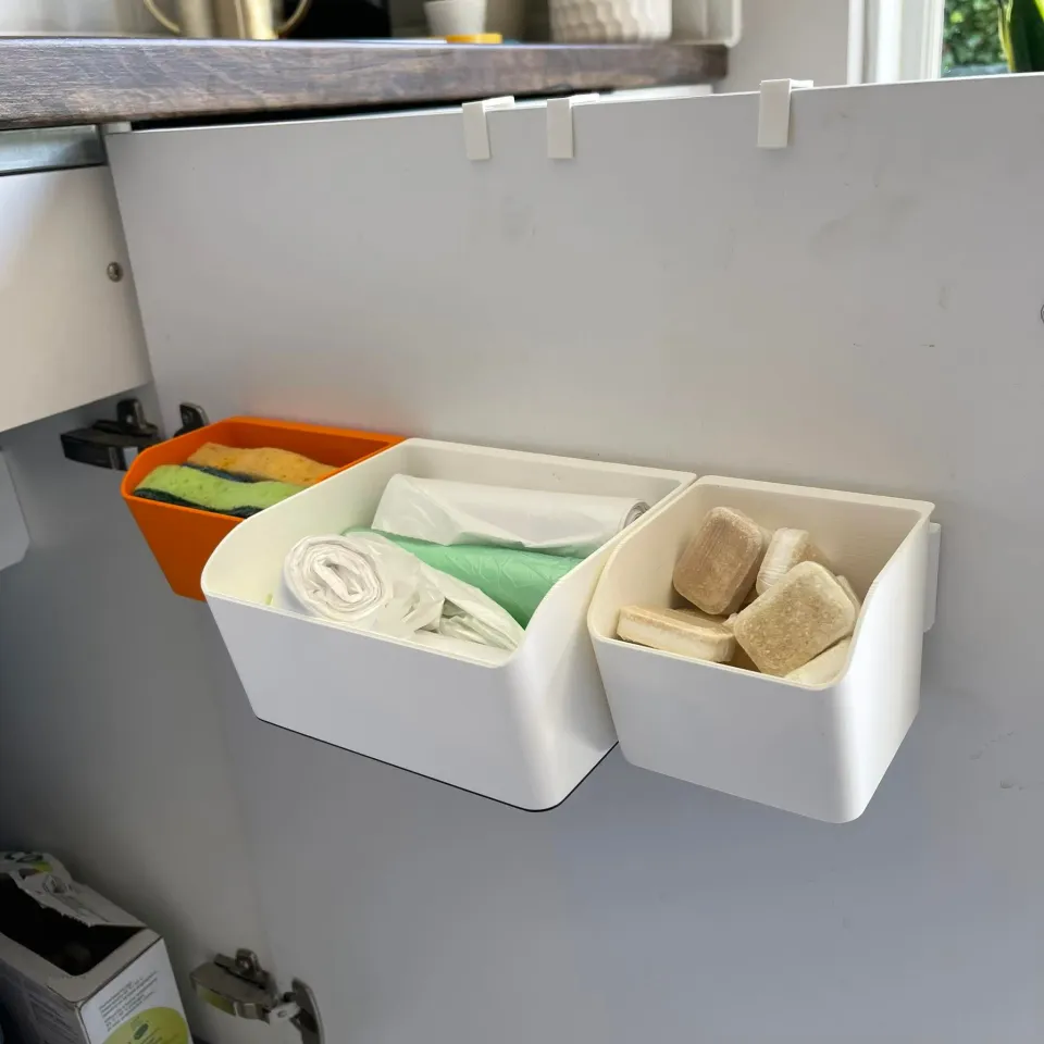 STL file Storage Drawer Organizer, Under Sink, Bathroom or Under