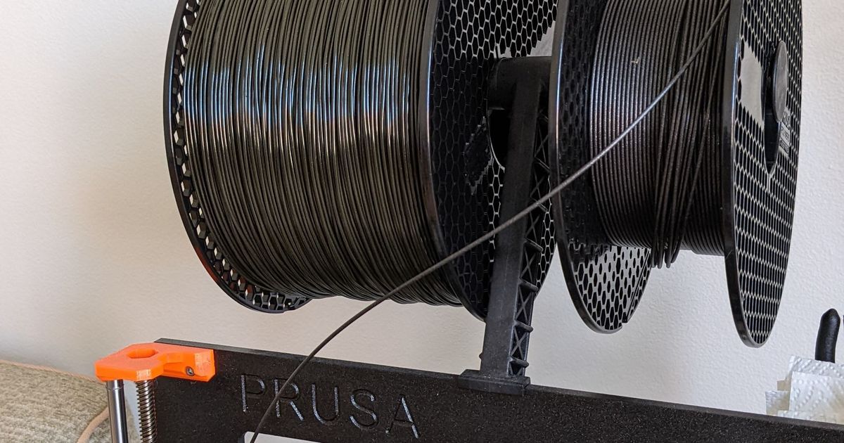 Spool Holder 2kg Extension v2 by Petr Vacek Download free STL model