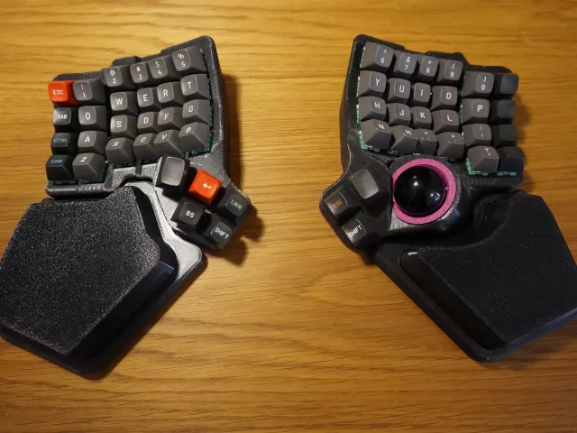 Charybdis and Scylla wrist rest out of flexible filament TPU