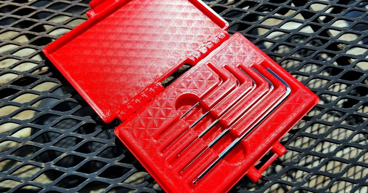 Allen Key Box by Solomoriah Download free STL model