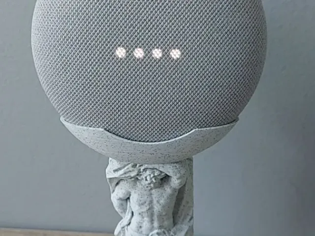 Atlas holding a Google Mini (fix)