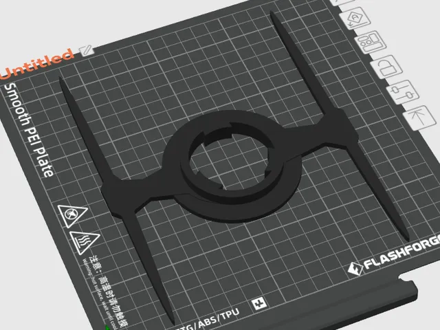 Tie Fighter v2 AD5X spool adapter