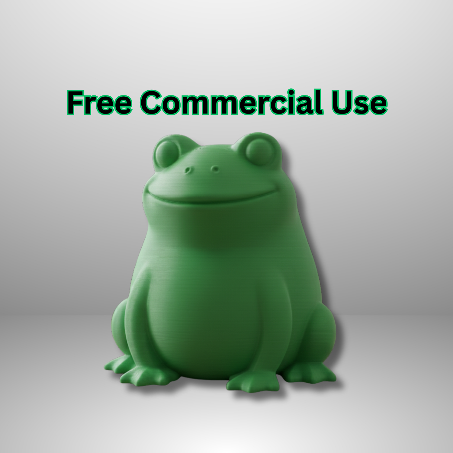 Cute Sitting Frog Figure