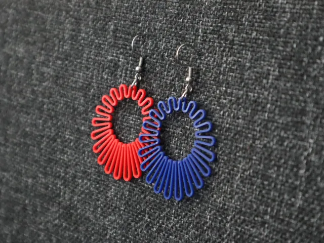 Single line earrings