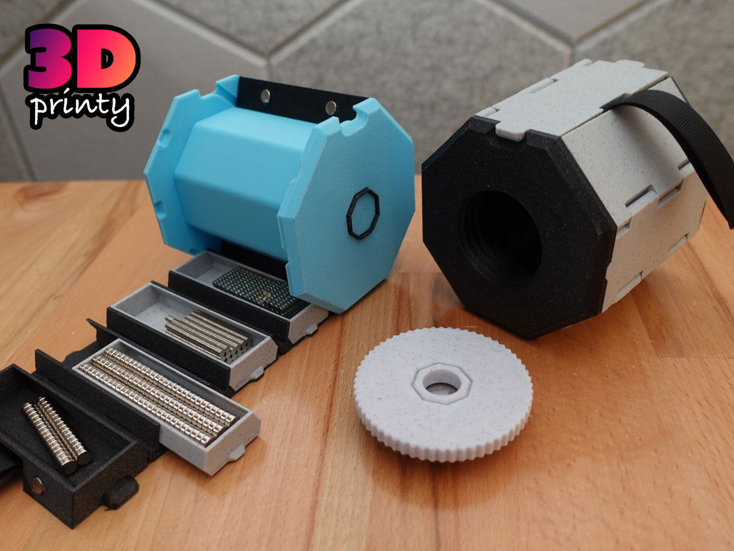 Rolling Storage Box - Apple AirTag Cap