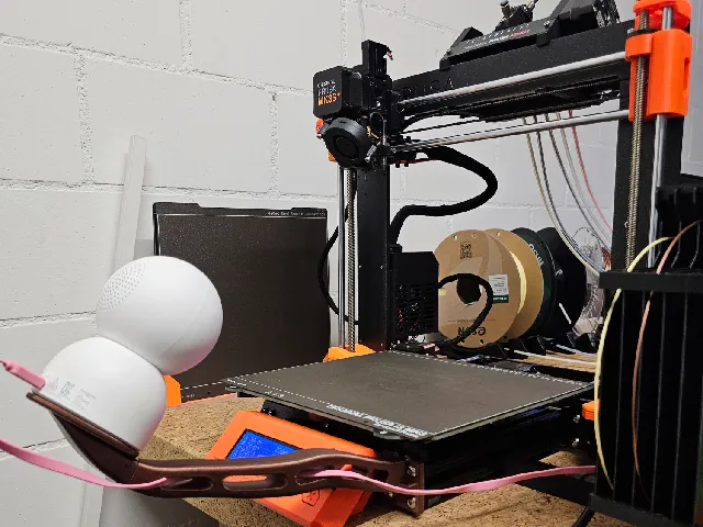The Xiaomi C400 Camera Mount for Prusa MK3S+ – Centered View & LCD Visibility
