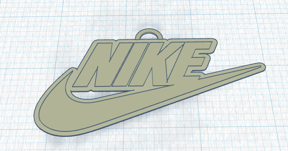 Nike Keychain by Sdvaletone Download free STL model