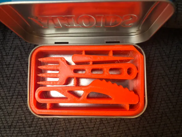 Altoids Knife, Fork & Toothpick