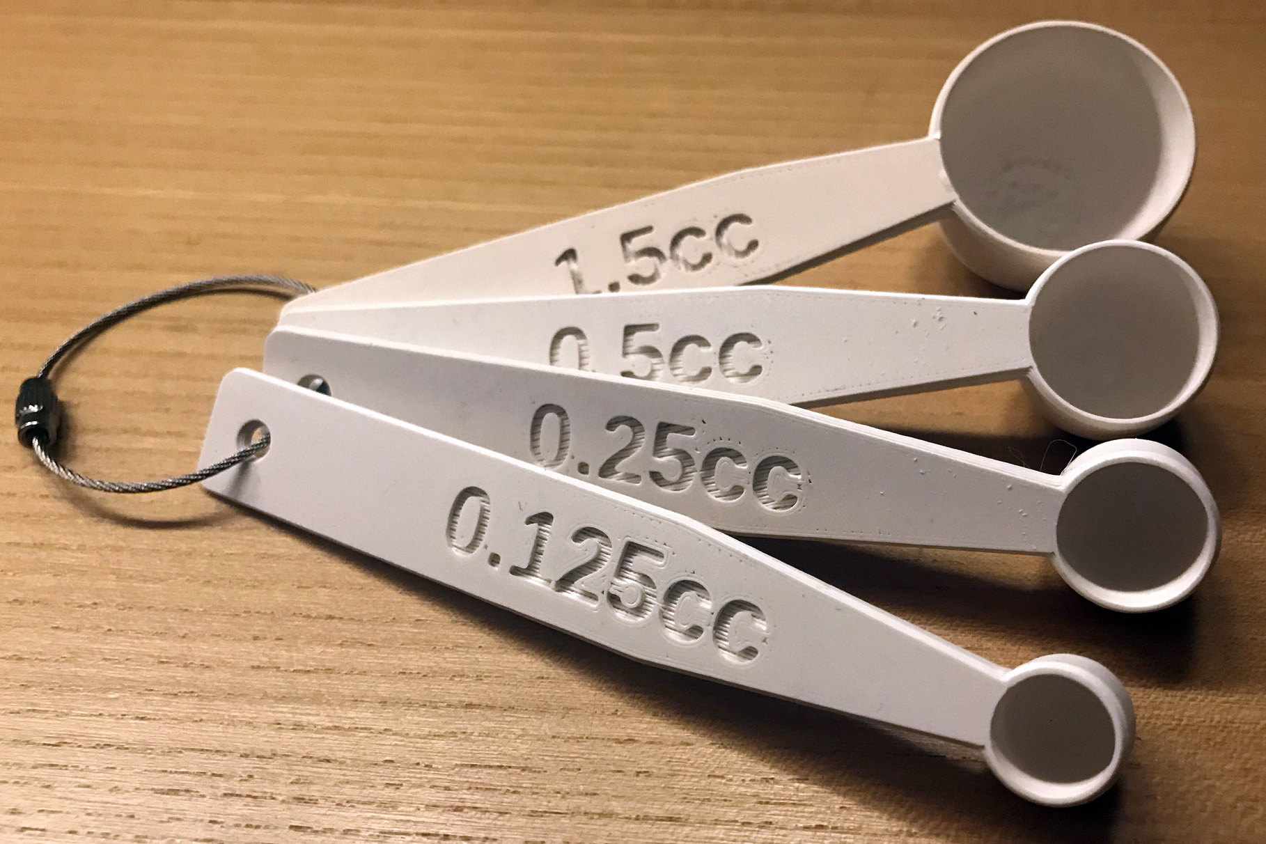 measuring spoon adjustable and stackable