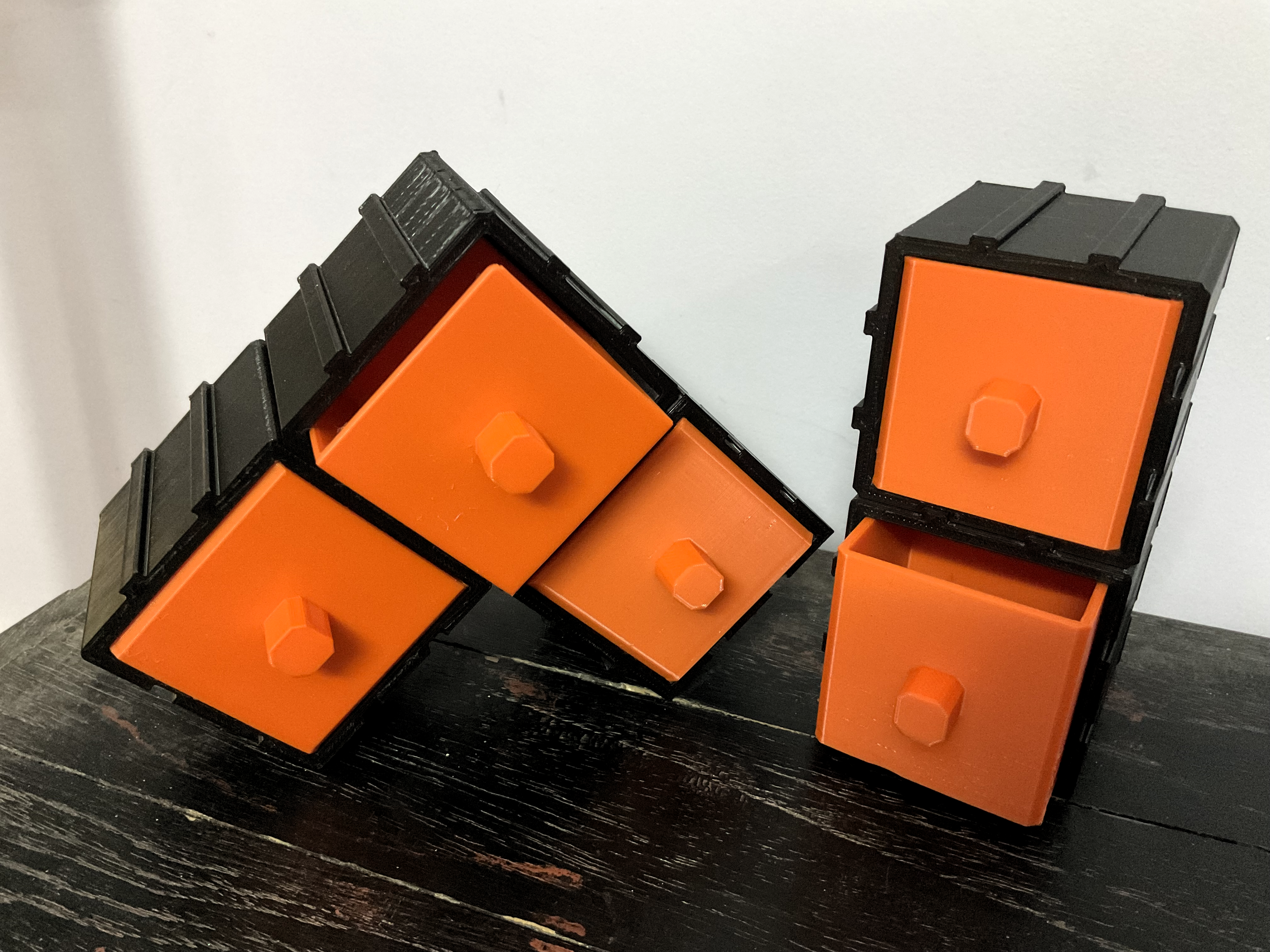 Modular Storage Cubes by printonaut, Download free STL model