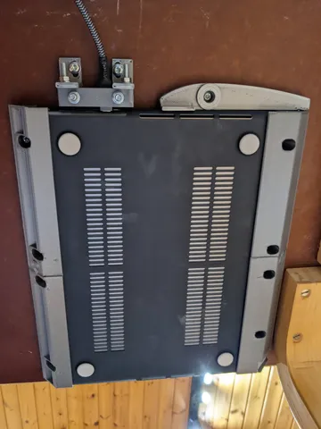 Laptop under desk dock