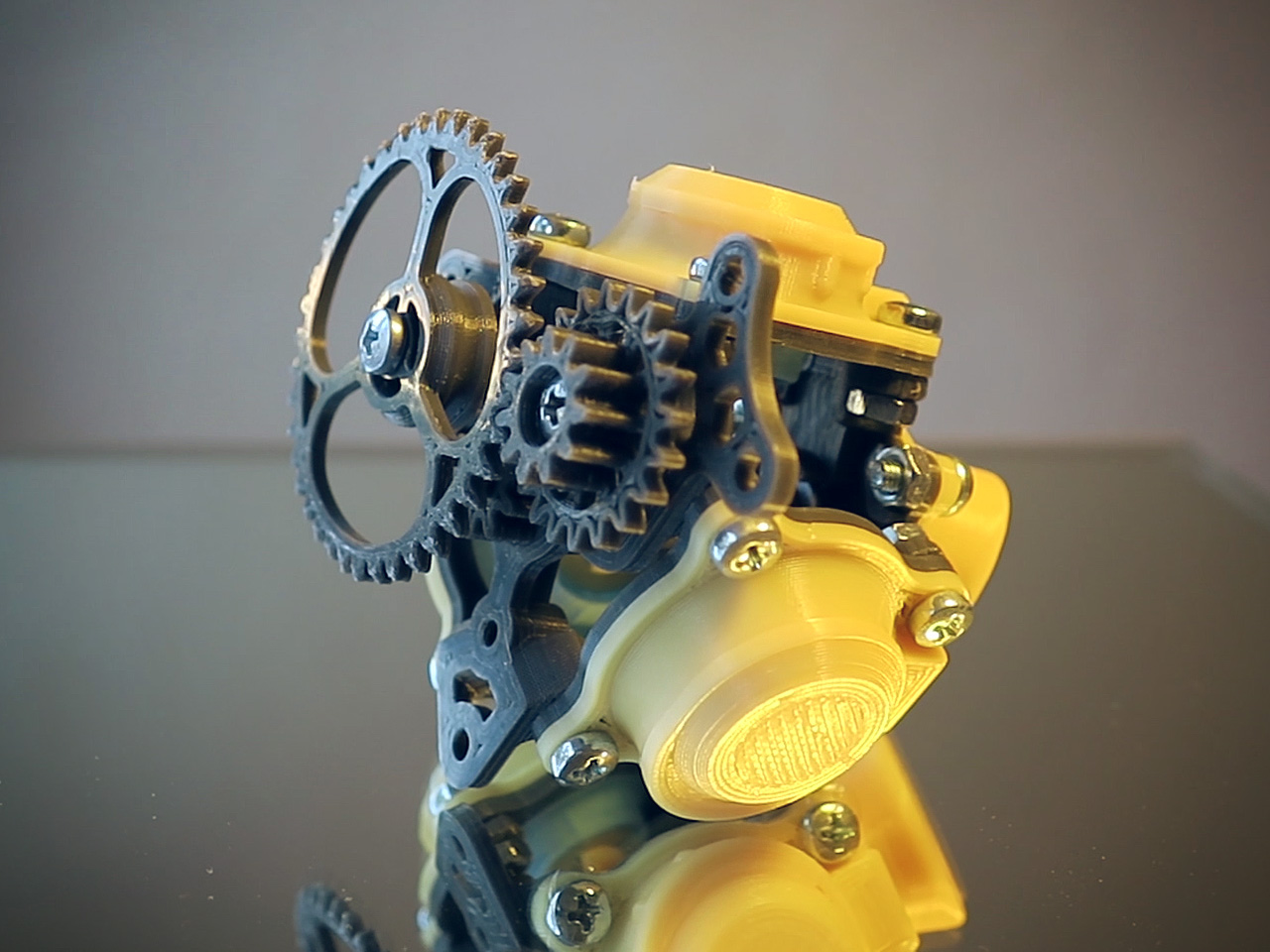 Miniatura 2 do modelo 3D Balloon Powered Radial Engine