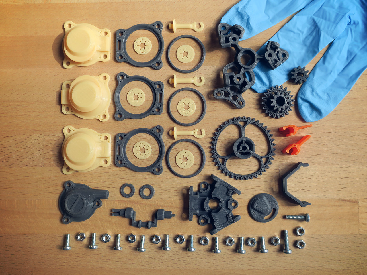 Miniatura 4 do modelo 3D Balloon Powered Radial Engine