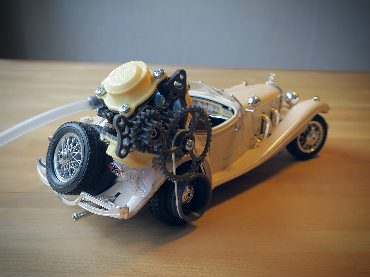 Miniatura 6 do modelo 3D Balloon Powered Radial Engine