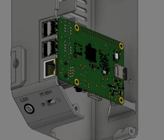 Einsy RAMBo & Raspberry Pi 3B+ Case for Stock MK3S frame