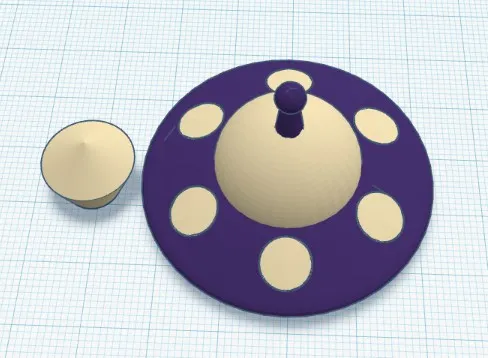 UFO Spinning Top