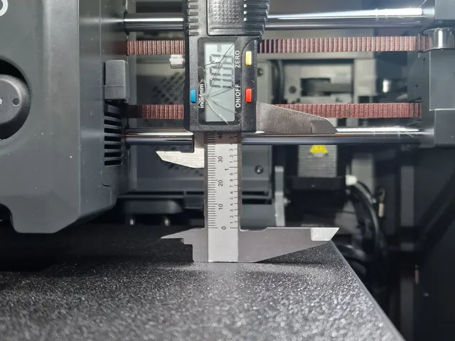 Elegoo Centauri Carbon - Bed leveling bracket for caliper