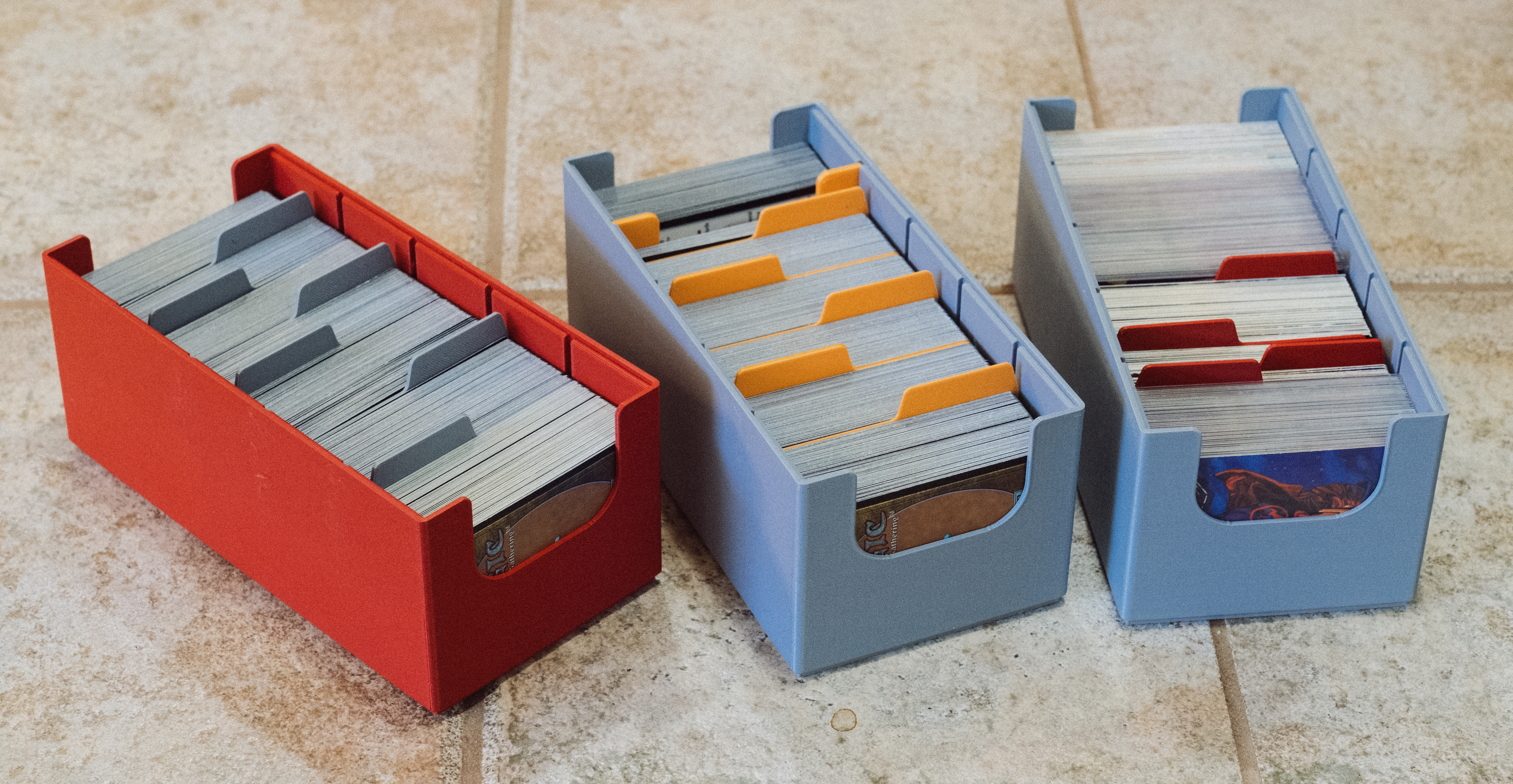 Miniatura 5 do modelo 3D Stackable playing card boxes
