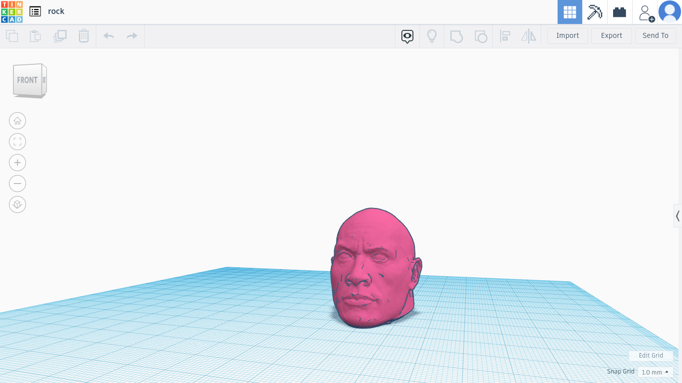 the rock