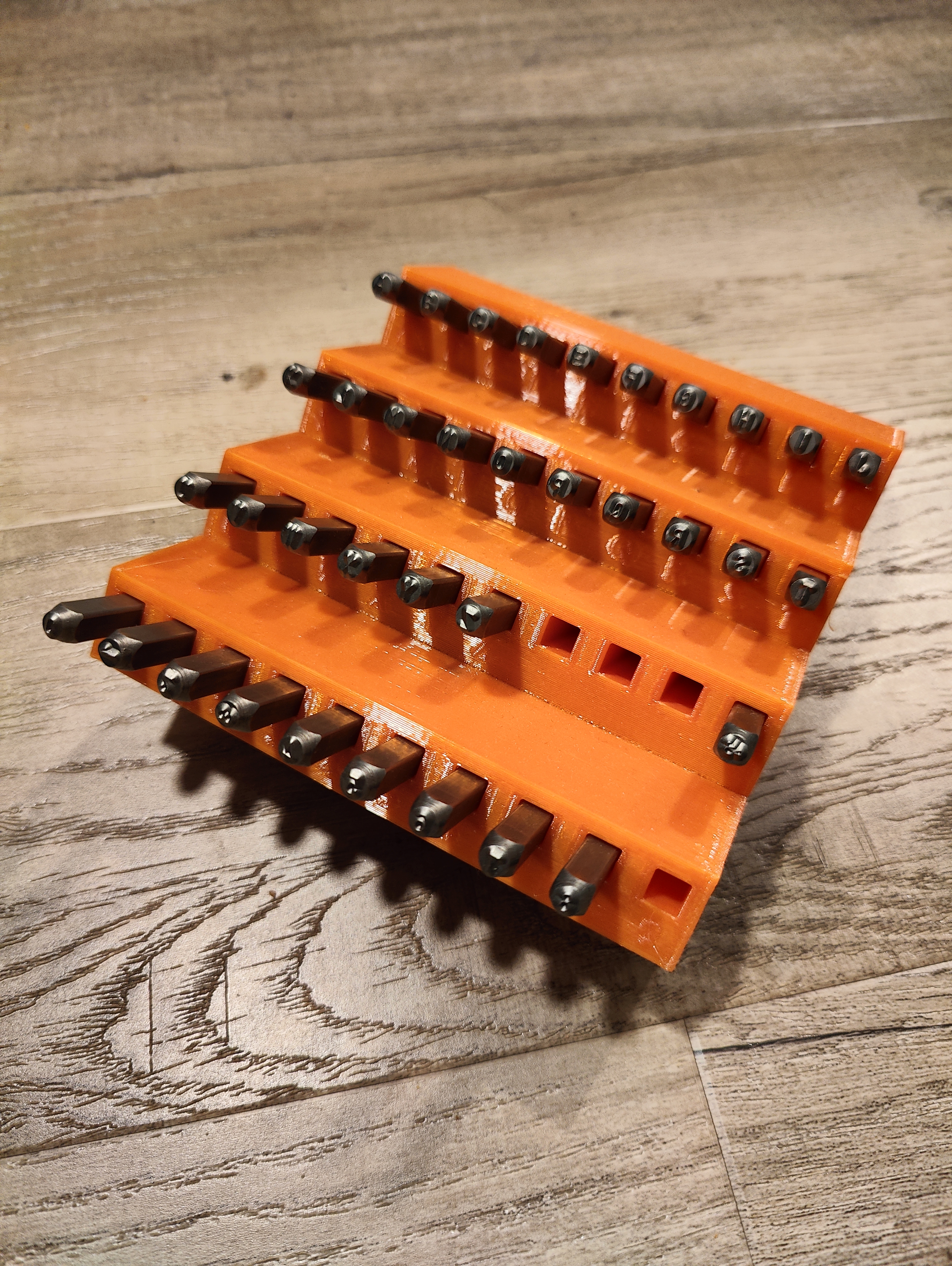 Punch Letter Holder for Embossing