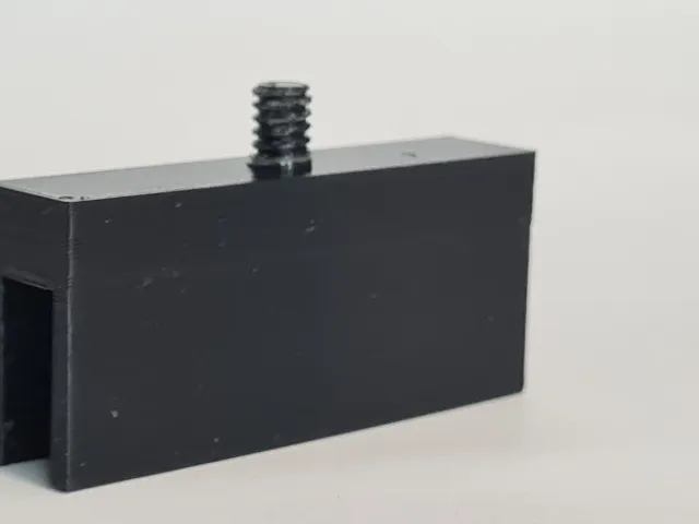 Camera clamp mount with 1/4 inch screw