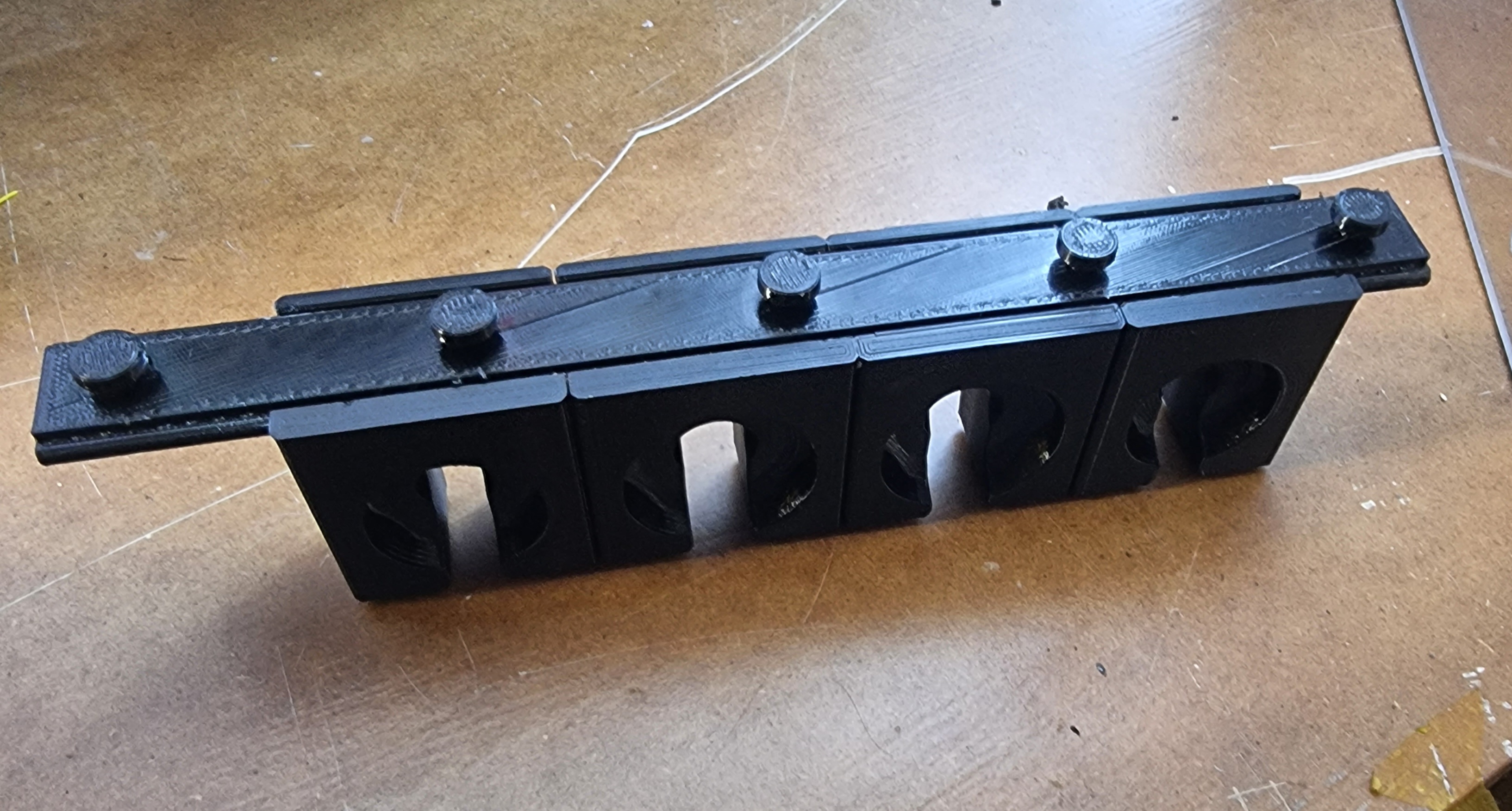 Toolless rail for "Wera Screwdriver Holder"