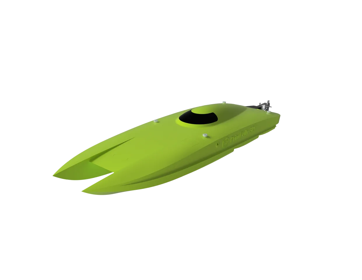 RC Boat Catamaran FOSS test part by PrintFully3D.com | Download free ...