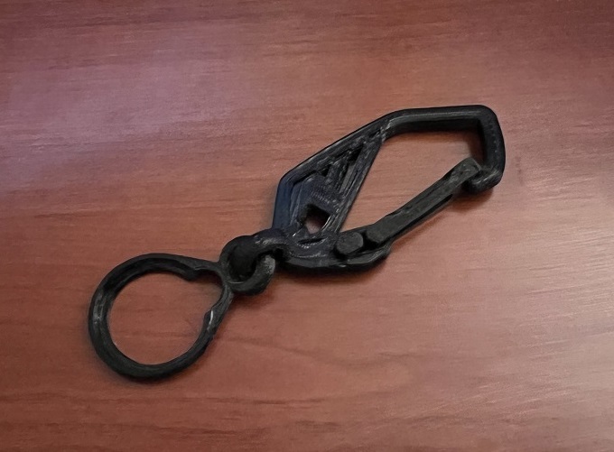 Flex door Carabiner Air Tag Holder