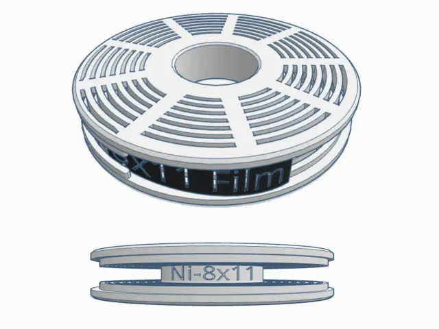Minox / 8x11 development Reel - v1 (Nikor/Stainless-fit)
