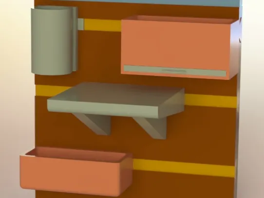 Wall-Mounted Organization Unit