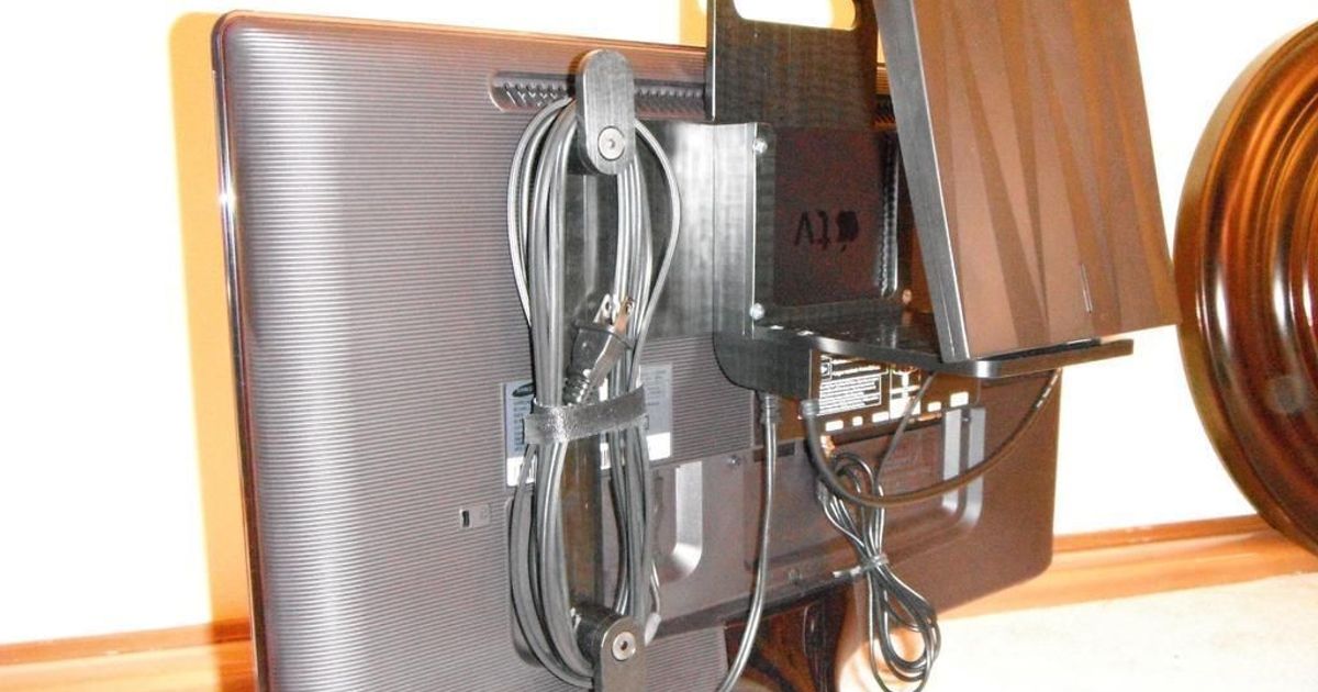 75mm VESA Apple TV Bracket by TechnoSwiss Download free STL model