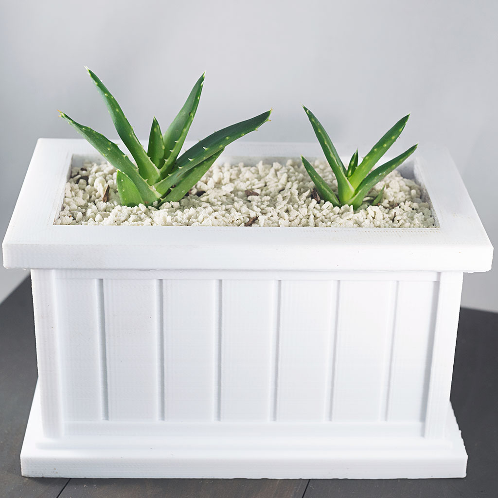 Miniatura 2 do modelo 3D Modern Rectangle Planter