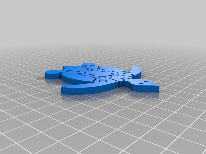 Miniatura 3 do modelo 3D flexi turtle